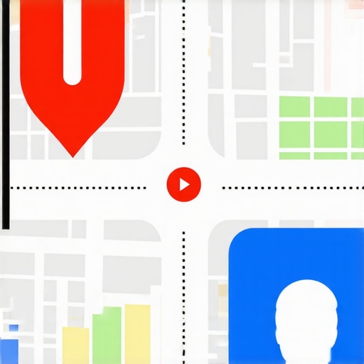 Illustration showing key steps in local SEO and Google Maps ranking improvement