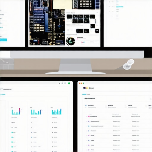 Workspace with SEO tools and analytics for local business growth.