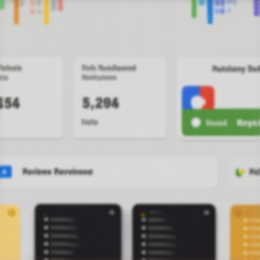 Google My Business Dashboard Analytics Business profile analytics dashboard with reviews and keywords