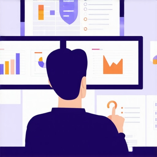 Business owner reviewing SEO analytics and maps dashboard