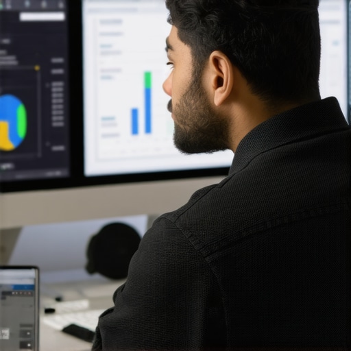 Business owner or marketer reviewing local SEO tools and dashboards for ongoing optimization